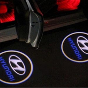 Luz Fantasma Cortesía Logo Hyundai Para Puerta X2