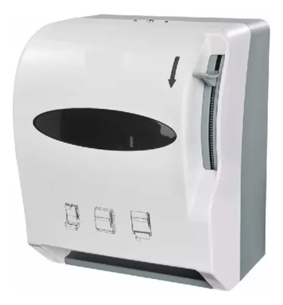 2 Dispensador Toalla Rollo Papel Industrial Con Llave